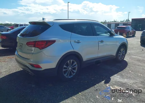 2017 Hyundai Santa Fe Sport 2.0T из США, поврежденный, VIN 5XYZU4LA8HG424829